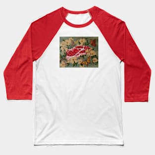 Butterflies, Blossoms and Beef Baseball T-Shirt
